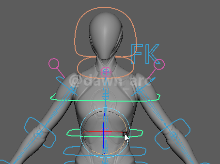 [Maya]Rigging 12 - Limbs FK